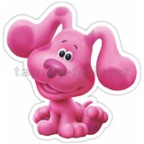 3D Pěnová dekorace na zeď pejsek Blue´s Clues and You růžový