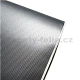 Samolepící fólie stříbrná mikrostruktura - 45 cm x 1,5 m (cena za kus)   AKCE
