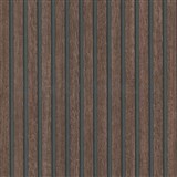 Vliesové tapety na zeď IMPOL lamely na stěnu dub tmavý