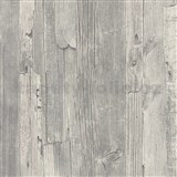 Vliesové tapety IMPOL Wood and Stone 2 dřevo vintage šedé