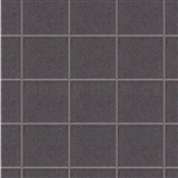 Vliesové tapety na zeď Luxury čtverce šedé s hnědou spárou