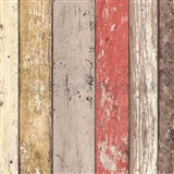Vliesové tapety na zeď Wood´n Stone dřevěné desky barevné - POSLEDNÍ KUSY