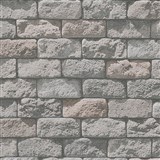 Papírové tapety na zeď Wood´n Stone kámen šedý