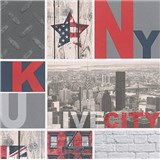 Papírové tapety na zeď Boys & Girls City life