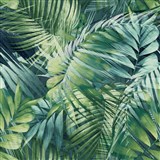 Vliesové tapety na zeď IMPOL Collection Tropical Jungle zelená - POSLEDNÍ KUSY