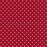 Samolepící tapety - bílé puntíky na červeném podkladu 45 cm x 15 m - AKCE