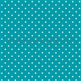 Samolepící tapety - bílé puntíky na tyrkysovém podkladu 45 cm x 15 m - AKCE