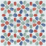 Vinylové samolepící podlahové čtverce španělské květy rozměr 30,5 cm x 30,5 cm