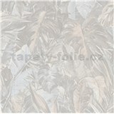 Vliesové tapety na zeď IMPOL Instawalls 2 listy Monstera světle hnědé - POSLEDNÍ KUSY