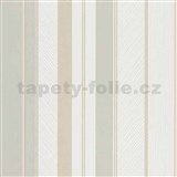 Vliesové tapety na zeď IMPOL Wall We Love pruhy strukturované šedo-béžovo-bílé