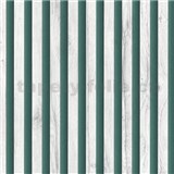 Vliesové tapety na zeď IMPOL lamely světle šedo-zelené  AKCE