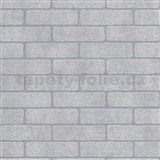 Vliesové tapety na zeď IMPOL cihla šedá     AKCE