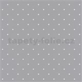Vliesové tapety na zeď Freestyle puntíky bílé na šedém podkladu POSLEDNÍ ROLE