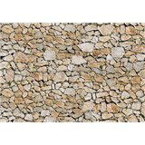 Vliesové fototapety kamenná zeď rozměr 312 cm x 219 cm