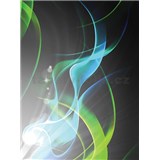 Vliesové fototapety abstrakce zelená rozměr 206 cm x 275 cm