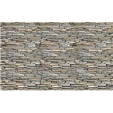 Vliesové fototapety kamenný obklad rozměr 368 cm x 254 cm - POSLEDNÍ KUSY