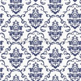 Samolepící tapety ornamenty modré - 45 cm x 15 m   AKCE