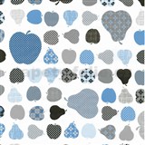 Samolepící tapety jablka modré 45 cm x 15 m - POSLEDNÍ METRY