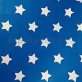 Samolepící tapety hvězdičky modrý podklad 45 cm x 15 m   AKCE