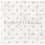 Samolepící fólie kašmírový vzor šedý na krémovém podkladu- 45 cm x 15 m - POSLEDNÍ METRY