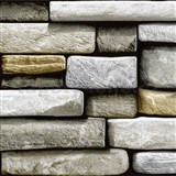 Samolepící fólie kameny - 45 cm x 2 m (cena za kus)   AKCE