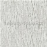 Vliesové tapety na zeď IMPOL Hygge2 moderní struktura šedá se stříbrnými metalickými odlesky
