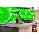 Samolepící tapety za kuchyňskou linku limetky rozměr 180 cm x 60 cm - POSLEDNÍ KUSY