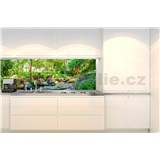 Samolepící tapety za kuchyňskou linku botanická zahrada rozměr 180 cm x 60 cm - POSLEDNÍ KUSY