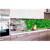 Samolepící tapety za kuchyňskou linku pampelišky rozměr 260 cm x 60 cm - POSLEDNÍ KUSY