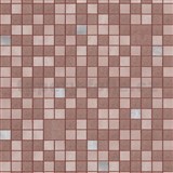 Omyvatelné vinylové tapety na zeď Bravo 3D mozaika hnědo-stříbrná - POSLEDNÍ KUSY