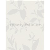 Vliesové tapety na zeď IMPOL WOHNSINN PRIMEUR pnoucí větvičky s lístky krémové