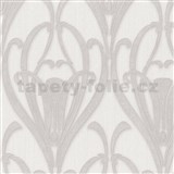 Vliesové tapety IMPOL Mata Hari Art-Deco krémovo-šedé - POSLEDNÍ KUSY