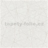 Vliesové tapety na zeď Metropolitan Stories 3 moderní omítkovina bílá s metalickou strukturou