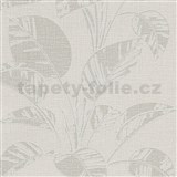 Vliesové tapety na zeď IMPOL Opus listy hnědé POSLEDNÍ ROLE