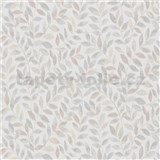 Vliesové tapety na zeď IMPOL Opus lístky šedo-hnědé