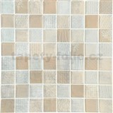 Samolepící pěnové 3D panely rozměr 70 x 70 cm, mozaika hnědo-stříbrná