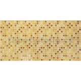 Obkladové panely 3D PVC rozměr 955 x 480 mm mozaika s dekorem béžová - POSLEDNÍ KUSY