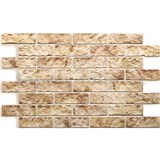 Obkladové panely 3D PVC rozměr 992 x 596 mm kámen hnědý - POSLEDNÍ KUSY