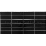 Obkladové panely 3D PVC rozměr 964 x 484 mm cihla černá s bílou spárou - POSLEDNÍ 3 KUSY