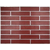 Obkladové panely 3D PVC rozměr 440 x 580 mm cihla červená se stříbrnou spárou
