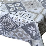 Ubrus metráž ornamenty šedo-béžové