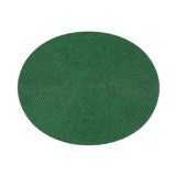 Jutové dekorativní prostírání na stůl RATAN oválné zelené - POSLEDNÍ KUSY