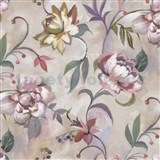 Ubrus metráž pivoňky s propletenými stonky