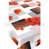 Ubrus metráž vlčí máky