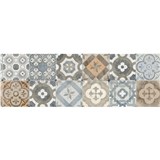 Vinylové bordury na zeď Maroccan modrý rozměr 17,6 cm x 5 m