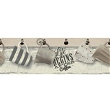 Vinylové bordury na zeď hrníčky rozměr 17,6 cm x 5 m