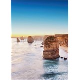 Vliesové fototapety útes při západu slunce v Austrálii rozměr 184 x 254 cm - POSLEDNÍ KUSY