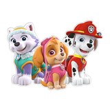 3D Pěnová dekorace na zeď Tlapková patrola Everest, Skye, Marshall (Paw Patrol)