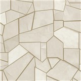 Vliesové tapety na zeď ELLE DECORATION 4 geometrický vzor béžovo-zlatý