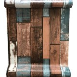 Samolepící fólie barevné dřevo s patinou 45 cm x 10 m